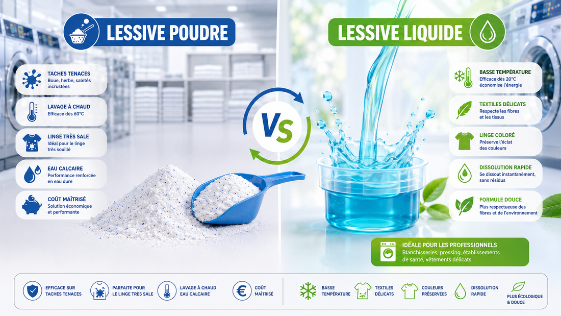 Poudre vs Lessive